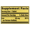 thumbnail image 4 of Spring Valley Iron Tablets Twin Pack, 65 mg, 200 count, 2 pack, 4 of 10