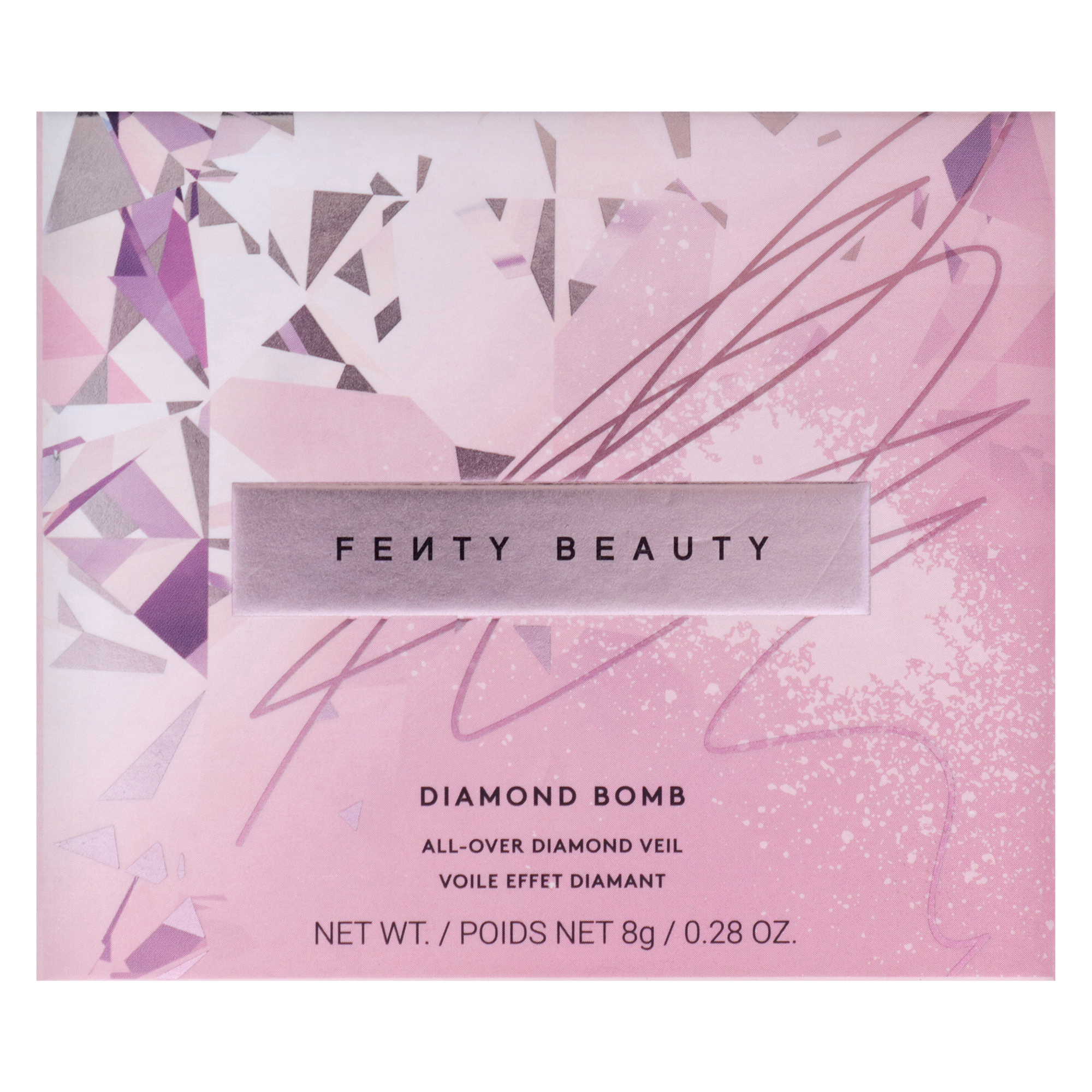 Diamond Bomb All Over Diamond Veil - Rose Rave by Fenty Beauty for Women - 0.28 oz Highlighter