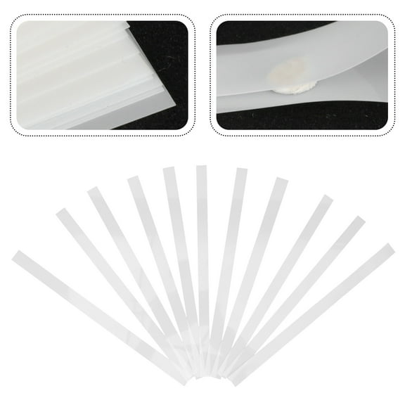 ibasenice 20pcs Marching Accessories Snare Drum Wire Mounting Straps White Plastic Professional Musicians