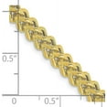 thumbnail image 4 of Avariah Diamonds 14K Yellow Gold 4.7mm Semi-Solid Franco with Fancy Lobster Lock Chain - 24", 4 of 8