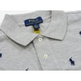 thumbnail image 3 of Polo Ralph Lauren GREY HEATHER Boy's Junior Multi-Pony Polo Shirt, US X-Large, 3 of 3