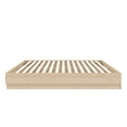 thumbnail image 3 of Nexera Milano Full Platform Bed Frame, Natural Blonde Oak, 3 of 6