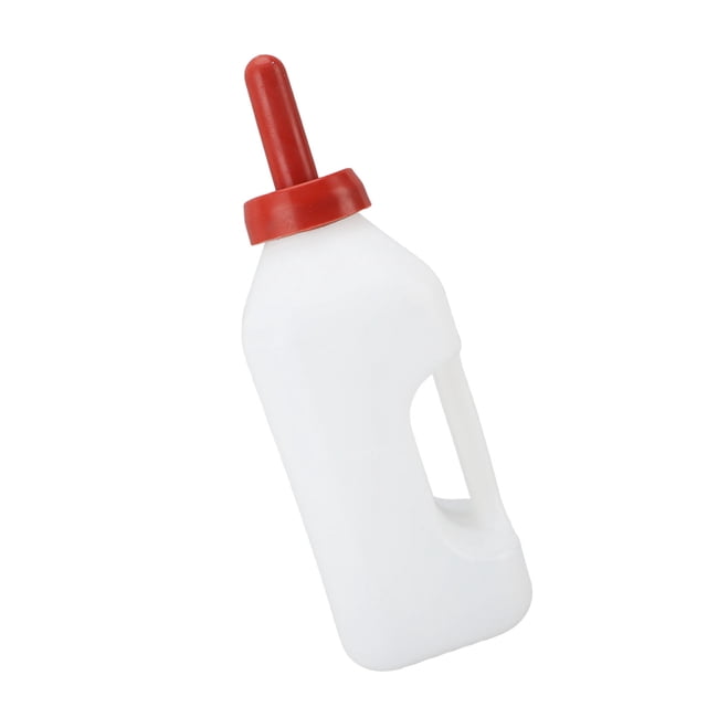 Biberctones y Tetinas para Terneros, Biberón para Terneros de 2 Litros, Biberón para Vacas, Alimentador para Terneros con de Mano, Tetina de Silicona, Suministros de