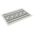 Better Homes & Gardens Boho Chic Bath Rug Set Ivory/Black 2 Piece