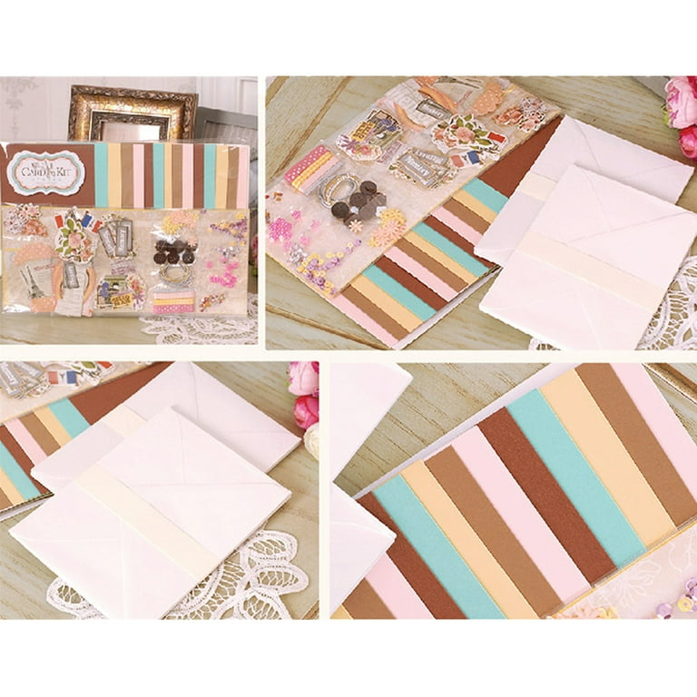 Diy Handmade Greeting Card Children Handmade Paper Making Supplies Kit For  Teachers Day Children Day 