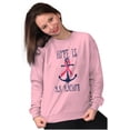 thumbnail image 3 of BCA Pink Ribbon Hope is An Anchor Women Crewneck Sweatshirt Brisco Brands 2X, 3 of 6