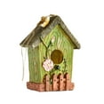 thumbnail image 4 of kurtrusly Hanging Bird House Outdoor Garden Decoration Fence for Backyard Trees Green, 4 of 6
