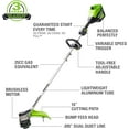 thumbnail image 3 of Greenworks 80V 21" Cordless Battery Push Lawn Mower,16" Cordless Battery String Trimmer Combo Kit w/(1) 4Ah Battery & (1) 4A Rapid Charger, 3 of 10