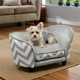 thumbnail image 1 of Enchanted Home Pet Snuggle Pet Sofa Bed, 26.5 by 16 by 16-Inch, Gray, 1 of 4