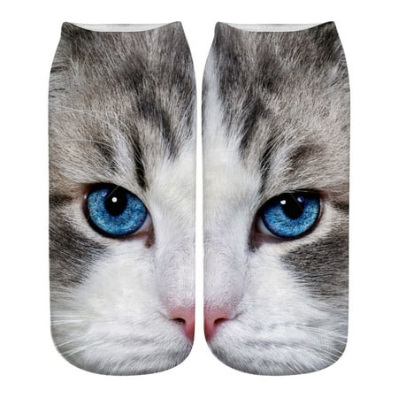 

Cotton Socks for Women Pattern Socks Comfortable Cute Animal Print Medium Socks Scarfs for Women Mauve