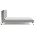 thumbnail image 3 of Furniture of America Macki Mid-Century Modern Fabric Tufted Full Bed in Gray, 3 of 5