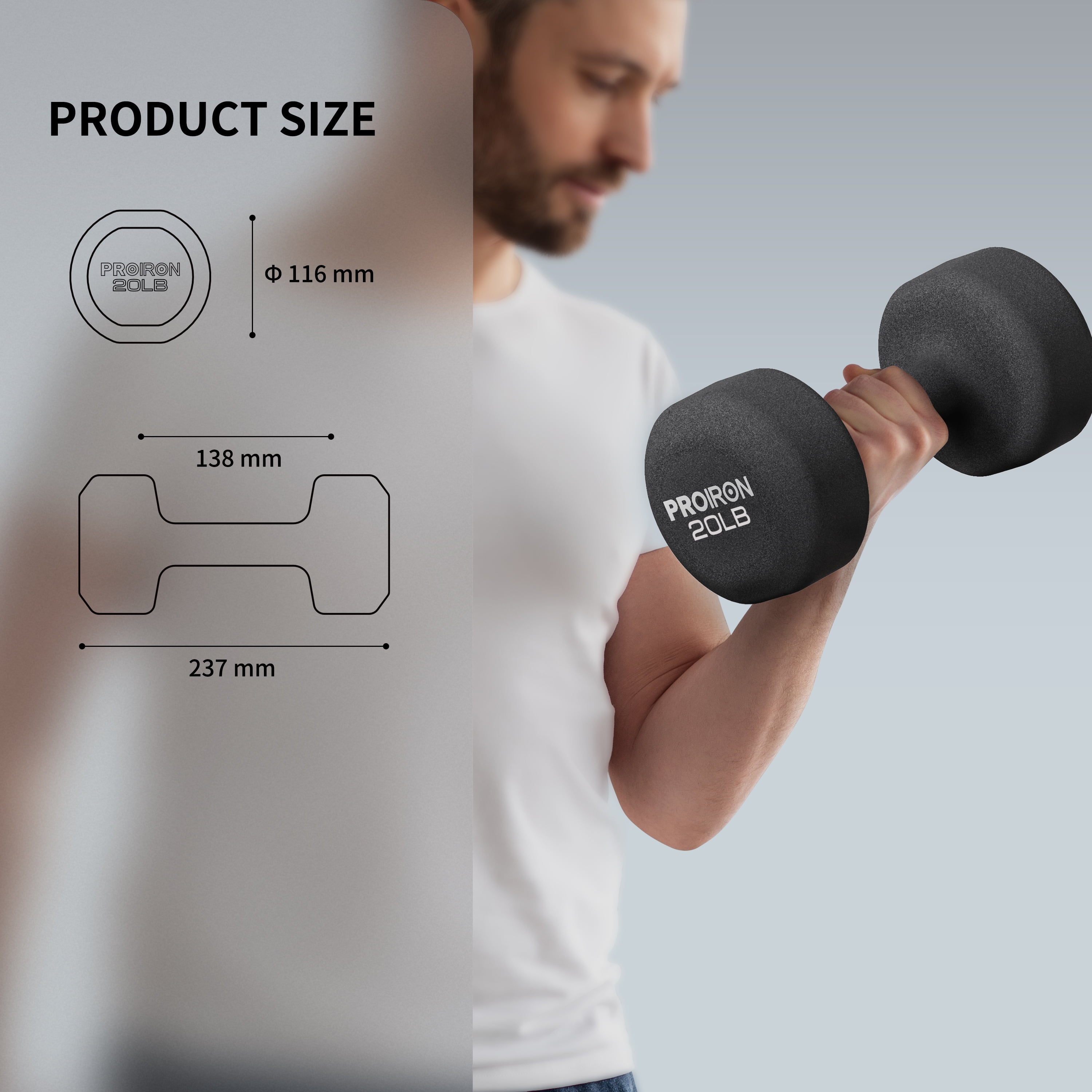Neoprene Dumbbell - 20LB