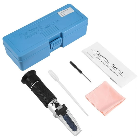 Refractometer with ATC Dual Scale - Specific & Hydrometer in Wine Making and Beer Brewing Homebrew Kit