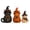 3Pcs Cat, variant on Diceymbol Set of 3 Vintage Witch Dog Figurines, Halloween Dog Decor for Mantel Entryway Table Bookshelf Coffee Bar Countertop Decor