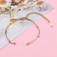 thumbnail image 5 of 25pc 304 Stainless Steel Cable Chains Bracelets Making with Lobster Claw Clasps and Jump Rings Golden 6-1/4 inch(15.8cm), 5 of 5
