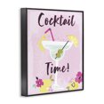 thumbnail image 3 of Stupell Industries Eclectic Pink Cocktail Time Black Framed Giclee Art, 11 x 14, by Angela Nickeas, 3 of 8