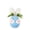 Blue-BU-home supplies, variant on LEFTHIGH Home Simulated Easter Egg Decorative Hanging Ornaments Plastic Holiday Party Decor for Doors Walls Windows 12x9x5cm Multicolor Assorted Home Organization