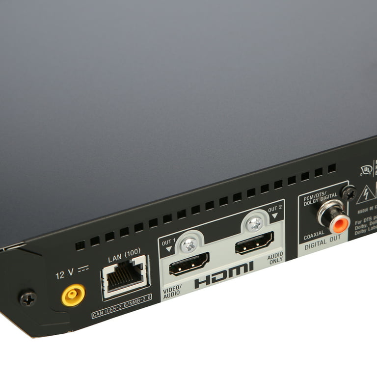  Sony UBP-X700/M, reproductor de Blu Ray 4k para TV con visión Ultra  HD, HDR, WiFi para transmisión de Netflix,  o Disney+ y más. Incluye  cable HDMI, control remoto, limpiador de