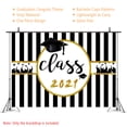 thumbnail image 3 of Labymos 2.1x1.5m / 7x5ft Vinyl Class Graduation Prom Photography Backdrop Background Black and Gold Bachelor Balloon for Picture Photo Photobooth Decoration, 3 of 6