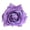 Purple, variant on Womens Rose Flower Hair Clip Flower Brooch for Bridal Headpiece, Pure Color Fake Flower Hair Clamp