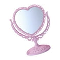 thumbnail image 3 of Espejo de maquillaje shamjiam de escritorio giratorio para maquillarse Corazon Rosa, 3 of 8