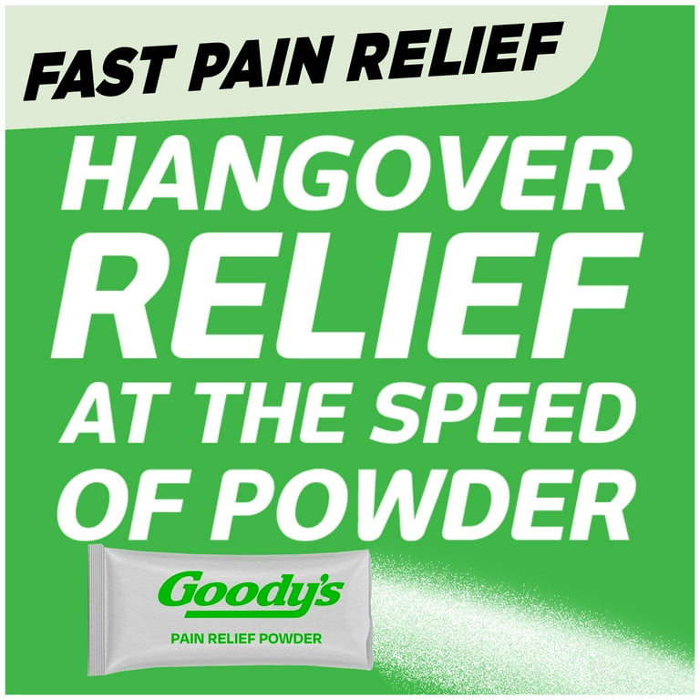 Goody's Powders, Fast Pain Relief & Alertness Boost, Berry Citrus Flavor, 16 Stick Powders
