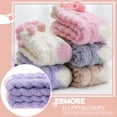 thumbnail image 4 of Calcetines EBMORE Fuzzy Fluffy de forro polar para invierno para mujer, 6 pares, 4 of 7
