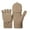 I, variant on Winter Thermal Fingerless Gloves, Convertible Knitted Mittens with Flip Cap, Touchscreen Warm Gloves for Men Women, One Size Light Grey