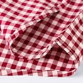 thumbnail image 6 of ZCFZJW Men's Button Down Shirts Long Sleeve Dress Shirt Business Casual Cotton Collared Plaid Work Tops with Pocket Red L, 6 of 6