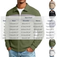 thumbnail image 3 of Men Casual Cardigan Sweaters Full Zipper Closure Long Sleeve Waffle Jackets, 3 of 6