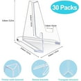 thumbnail image 3 of Precio sorpresa!Soporte de exhibición de tarjetas, resistente y estable, soporte para tarjetas deportivas de acrílico de primera calidad, uso versátil, caballete transparente, 30 paquetes, 3 of 4