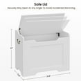 thumbnail image 6 of Storage Chest, Toy Chest for Boys Girls, Kids Wood Large Toy Box, Storage Bench with Safety Hinge, Storage Trunk for Entryway, Living Room, Bedroom, Playroom, Rustic Brown, 6 of 9