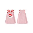 thumbnail image 2 of Miaouyo Girl Christmas Corduroy Dress Santa Embroidery Sleeveless Tank Dress, 2 of 9
