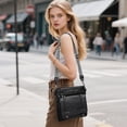thumbnail image 5 of KALUNMA Crossbody Bags for Women Multi Pocket Vegan Leather Shoulder Handbags Travel Purse with Adjustable Strap, 5 of 6