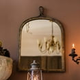 thumbnail image 2 of Antique Style Dark Iron Mirror, 2 of 10