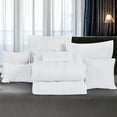thumbnail image 2 of JML King Comforter Set 7 piece, White, Needle Stitch Pinch Pleat Design Comforter, 2 of 5
