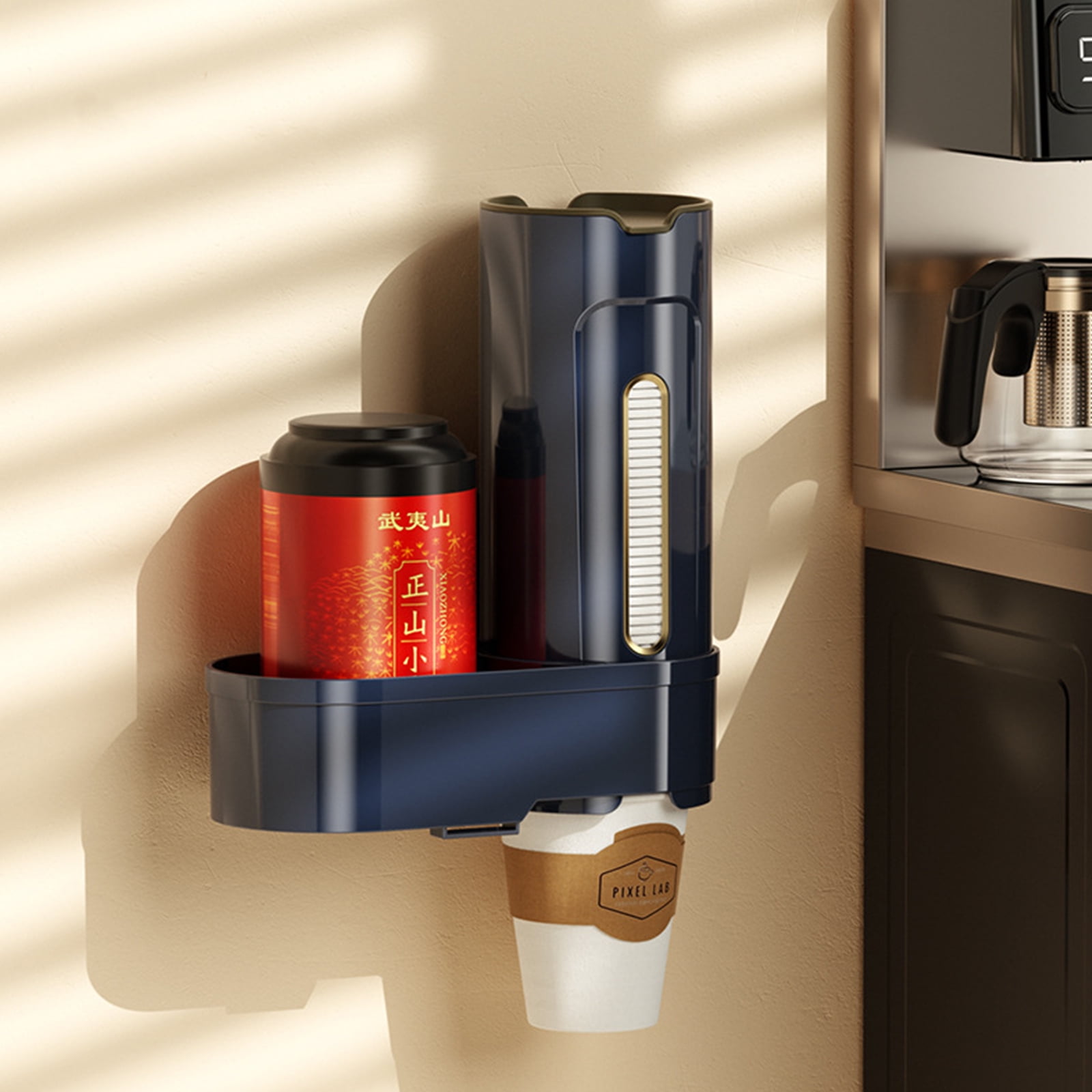 H HUKOER Cup Dispenser Wall Mount Bathroom Cup Holder for 3oz to 6oz