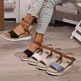 thumbnail image 6 of Willtoo Wedges for Women Summer Dressy Slip On Orthopedic Sandals with Arch Support Open Toe Ankle Strap Beach Boho Sandals, 6 of 6