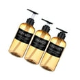 thumbnail image 1 of Guardoinrt 3Pc Foaming Soap Dispenser Lotion Shampoo Pump Bottle Yellow-BL Tag-500ml, 1 of 4