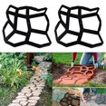 thumbnail image 1 of 2x de Hormigón para Pavimentación de Bricolaje para Jardín , Escalonada para Jardín, de Césped, Pavimentadora para Ca DYNWAVEMX Molde de pavimentación de jardín, 1 of 7