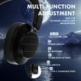 thumbnail image 4 of ATTACK SHARK G500 Ultra-Light Dual-Mode Gaming Headset Ultra-Light Dual-Mode Wireless Gaming Headset for PC/PS4/Xbox, 4 of 9