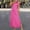 A# Hot Pink, variant on Olyvenn Stylish Womens Split Long Evening Dress Loose Fit Flowy Side Slit Casual Smocked Trendy Summer Strap Sleeveless Prom Dresses for Women Spring Vintage Solid Sundress Fashion Hot Pink 6