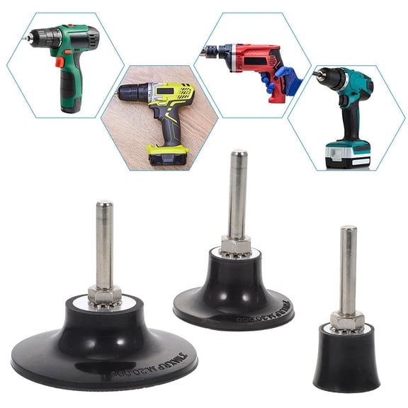 ULTNICE Mini Sanding Bands Sanding Disc Pad Holder Black Iron 3