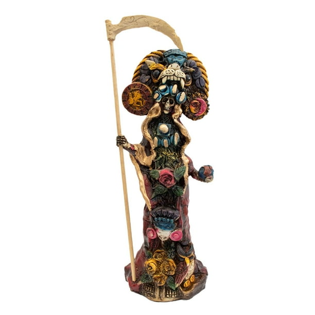 Imagen Santa Muerte AZTECA (Rojo)