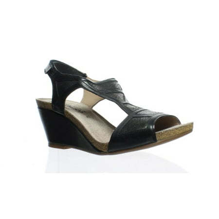 Mephisto Womens Josia Black Ankle Strap Heels Size 11