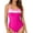 Pink, variant on Eytino Swimsuit Women One Piece Swimsuits Tummy Control Summer Swimming Suits Athletic One Piece Bathing Suits Color Block Womens Beach Swim Suits Swimwear Black S-2XL