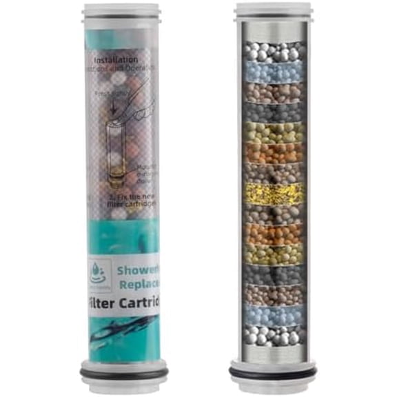 2 Pack Replacement Shower Filters Fit10-spray Handheld Shower Head, 20 Stage Showerhead Filter for Hard Water, High Output Shower Filter$$Tools & Hardware Other