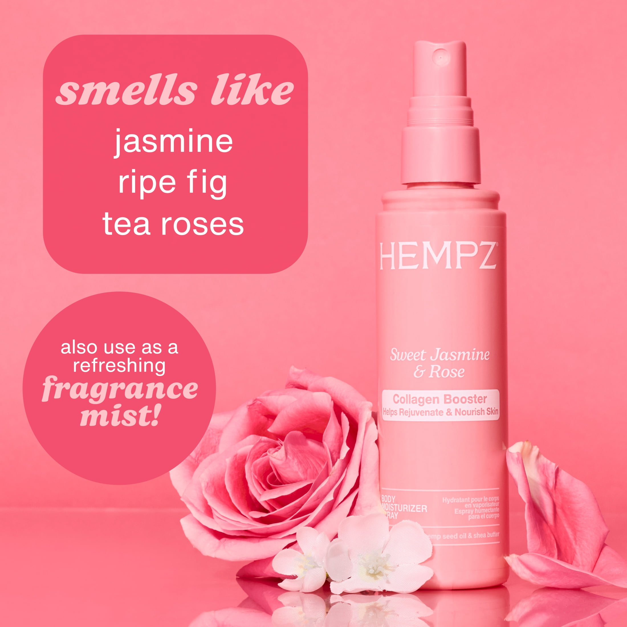 Hempz Beauty Actives Sweet Jasmine & Rose Moisturizing Body
