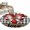 Red, variant on Red Love Bow Round Area Rug 3.3Ft Washable Circle Rugs for Dining Room Table, Valentine's Day Love Black White Palid Linen Non-Slip Carpet Floor Mats Indoor Outdoor Carpet Runner Aesthetic Home Decor
