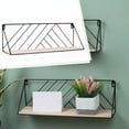 thumbnail image 4 of Estante de pared para cocina, especiero, sin perforaciones, para dormitorio, de noche, baño, oficina, guardería Negro L Zulema estante del estante del almacenamiento, 4 of 8